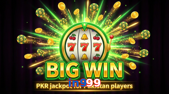 Big win animation on In999 slot game